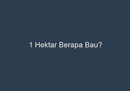 1 Bau Itu Berapa Meter